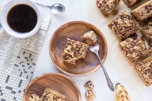 Paleo Banana Coffee Cake - The Roasted Root