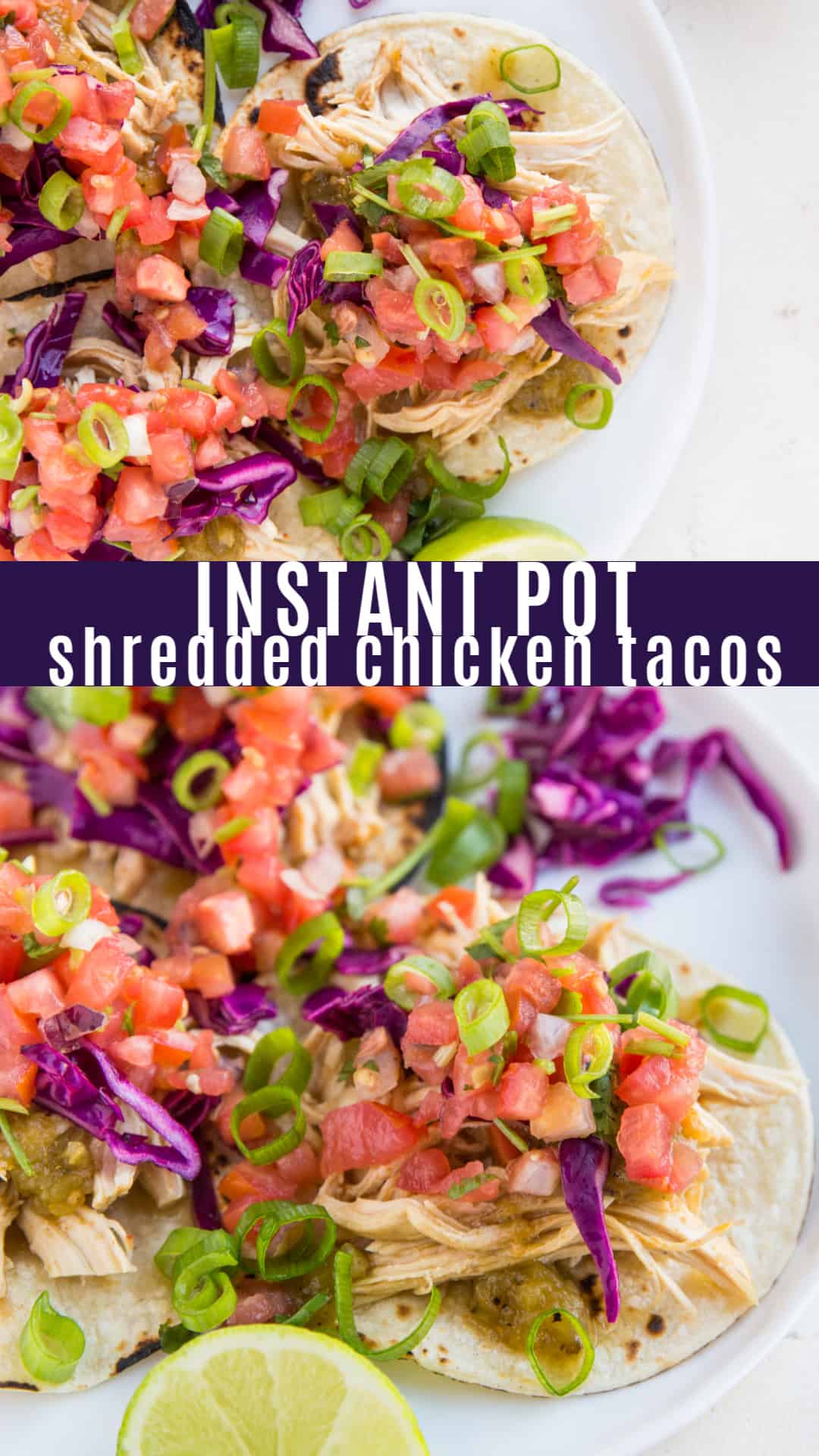 Instant Pot Shredded Chicken Tacos - The Roasted Root