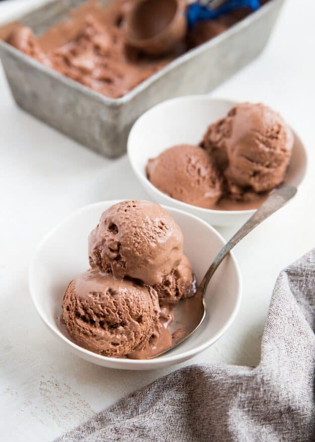 4-Ingredient No-Churn Chocolate Ice Cream - The Roasted Root