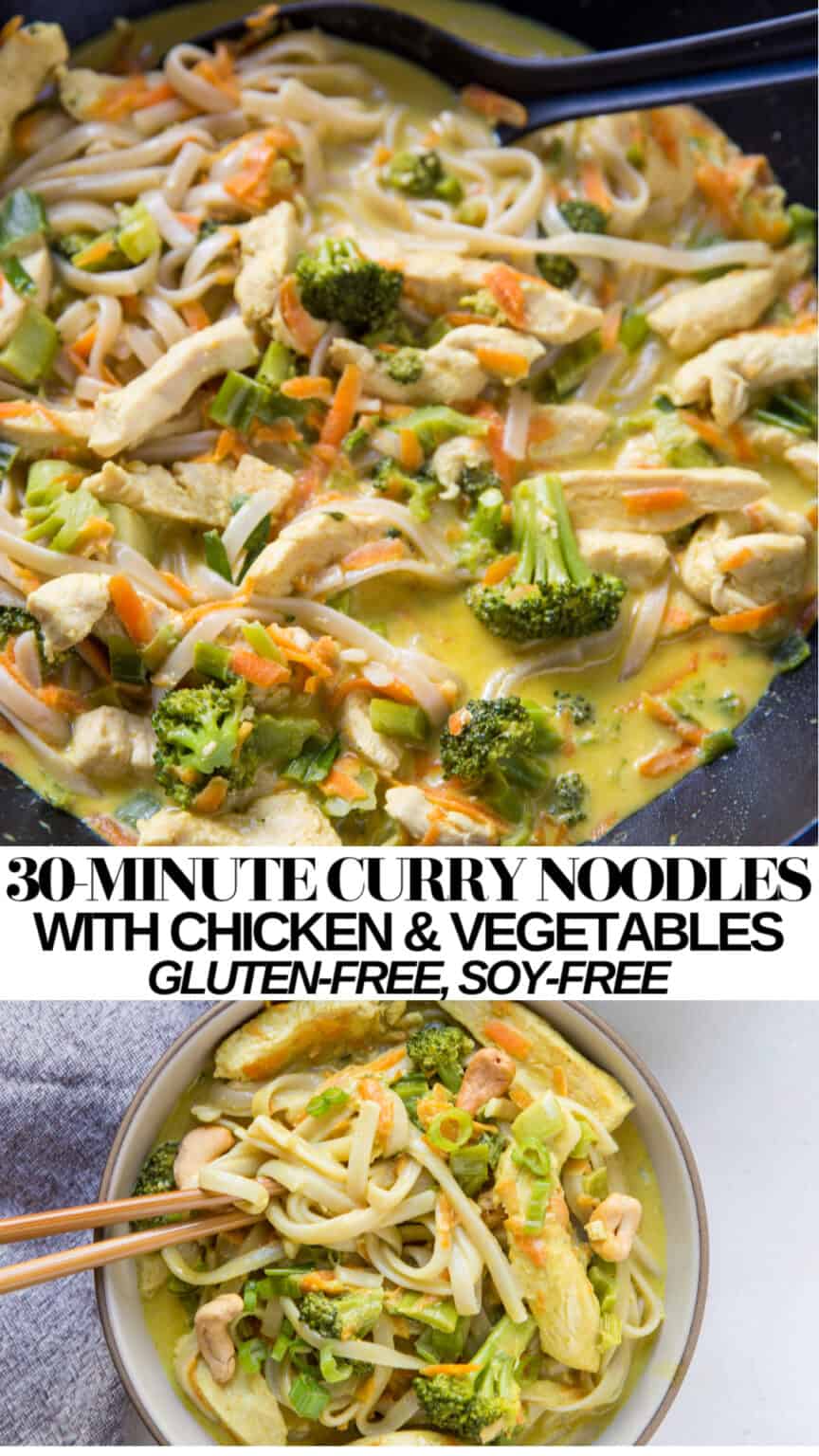 30-Minute Thai Curry Noodles - The Roasted Root