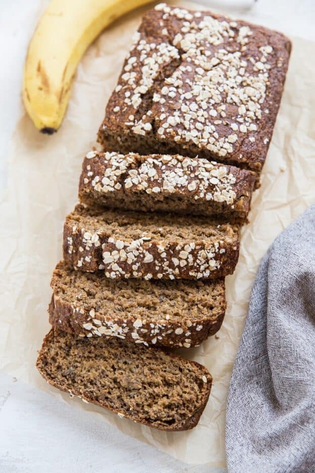 Flourless Oatmeal Banana Bread (Gluten-Free) - The Roasted Root