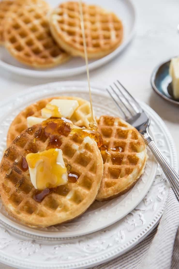 Gluten-Free Sourdough Waffles - The Roasted Root