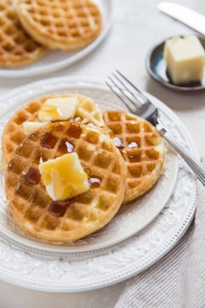 Gluten-Free Sourdough Waffles - The Roasted Root