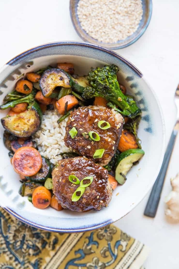 Teriyaki Turkey Meatballs Paleo The Roasted Root