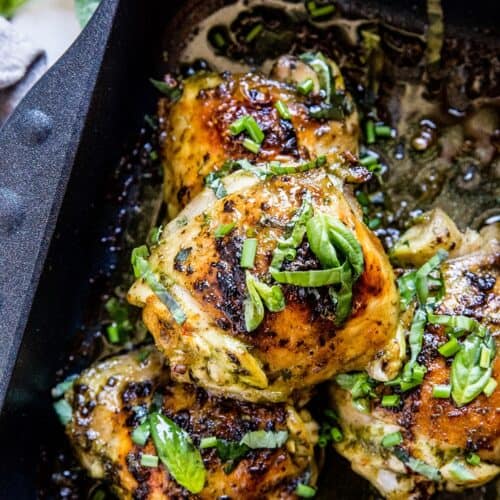 Basil Crispy Baked Chicken