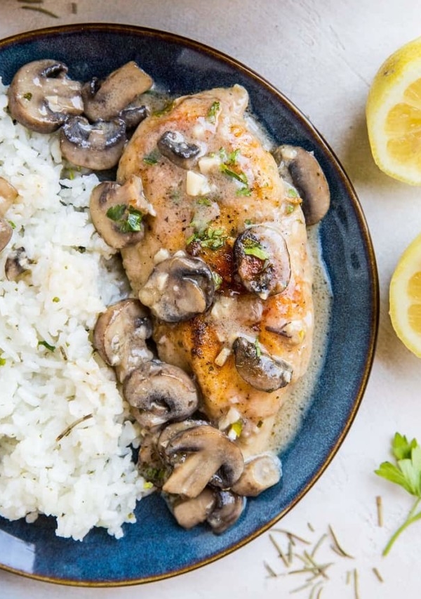 Creamy Dairy-Free Chicken Marsala - gluten-free and delicious