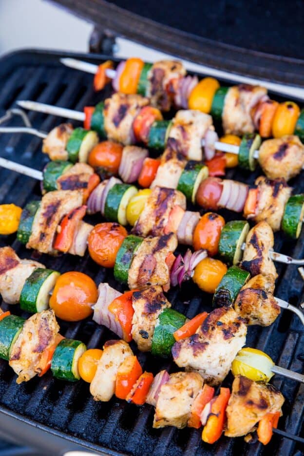 Grilled Chicken Kabobs - The Roasted Root