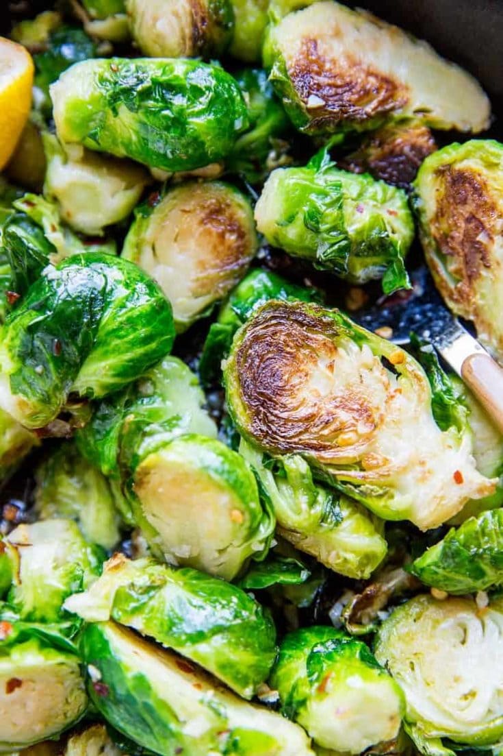 Sauteed Brussel Sprouts Recipe With Butter And Garlic - The Roasted Root