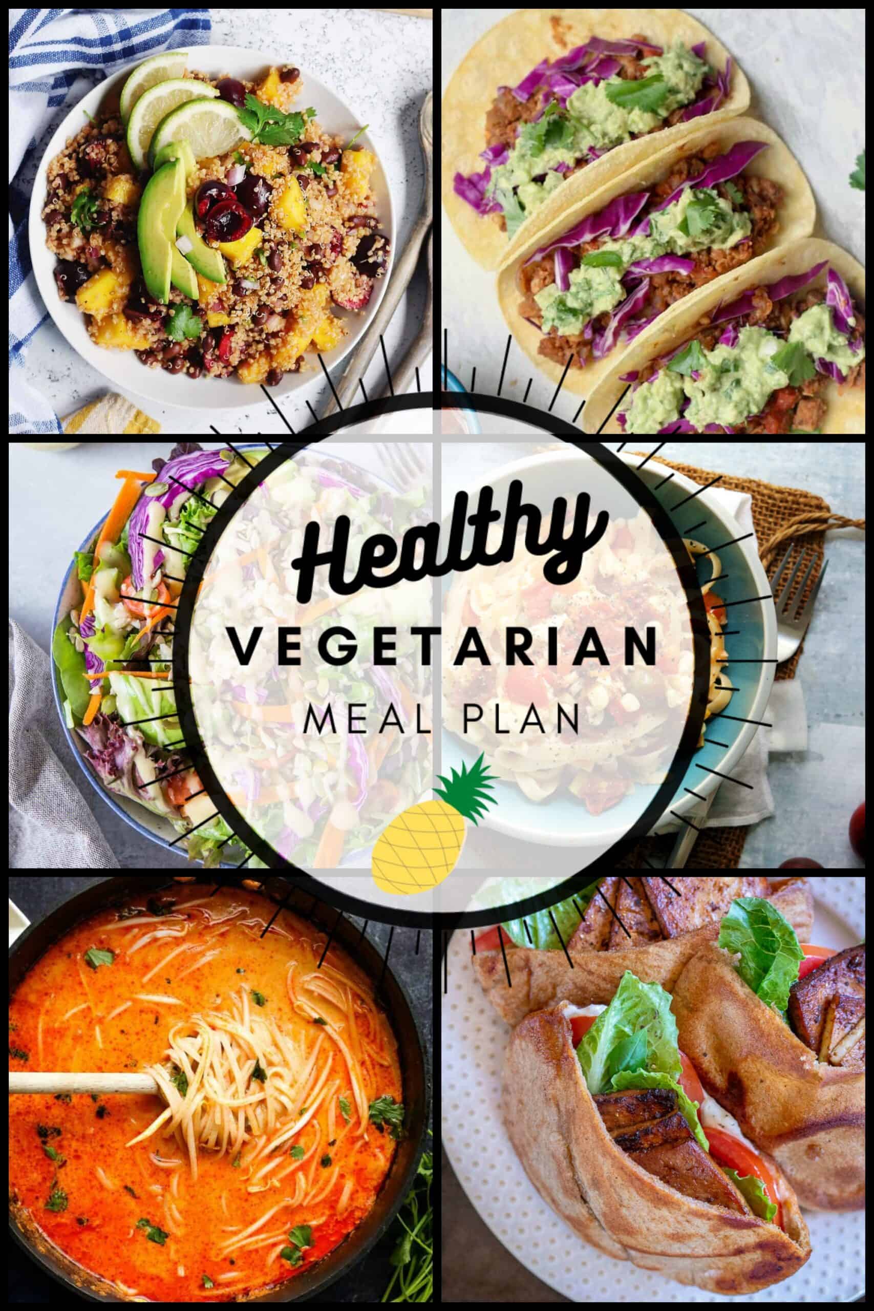 Healthy Vegetarian Meal Plan 08.09.2020 - The Roasted Root