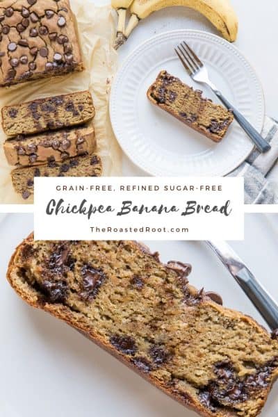 Gluten-Free Chickpea Banana Bread - The Roasted Root