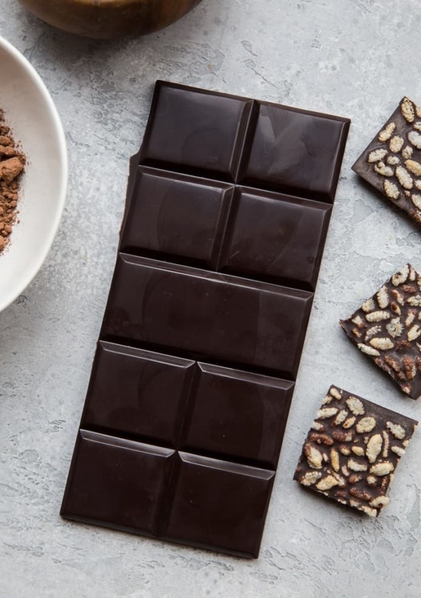 How to Make Chocolate - a tutorial on making homemade dark chocolate or milk chocolate using a few basic ingredients. Vegan, paleo, dairy-free, refined sugar-free