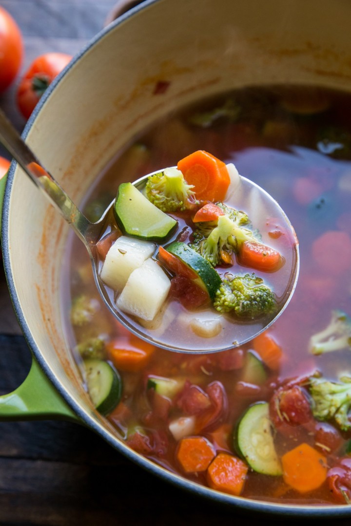 Easy Vegetable Soup Recipe (with Instant Pot and Slow Cooker Options ...