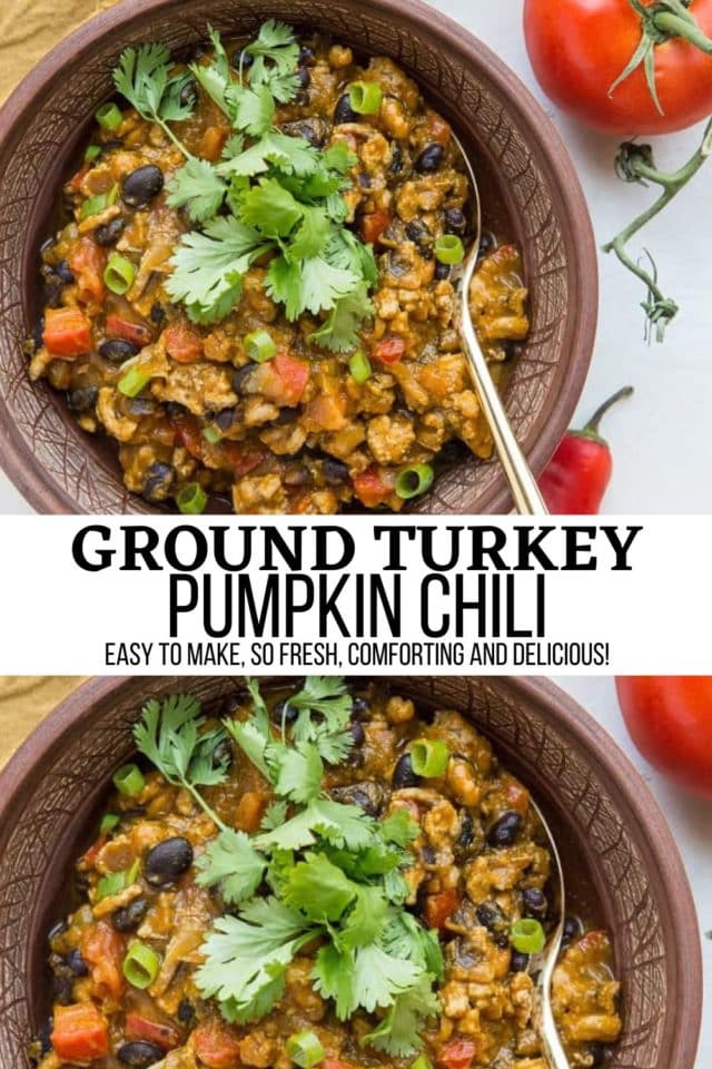 Turkey Pumpkin Chili - The Roasted Root