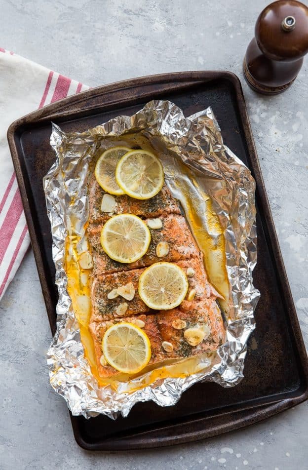 How to Bake Salmon in Foil - The Roasted Root