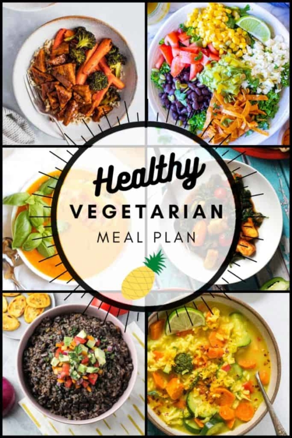 Vegetarian Meal Plan week of 08.13.2020