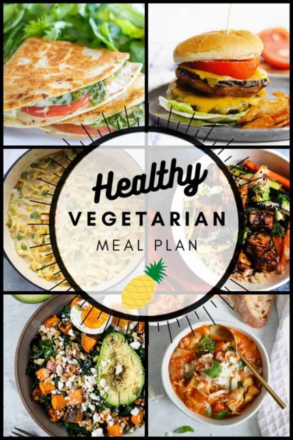 Healthy Vegetarian Meal Plan for the week of 09.06.2020 - a plant-=based meal plan with gluten-free and vegan options