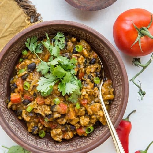 Turkey Pumpkin Chili - The Roasted Root