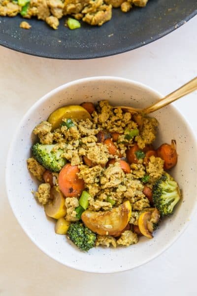 Turmeric Ginger Ground Turkey Bowls - The Roasted Root