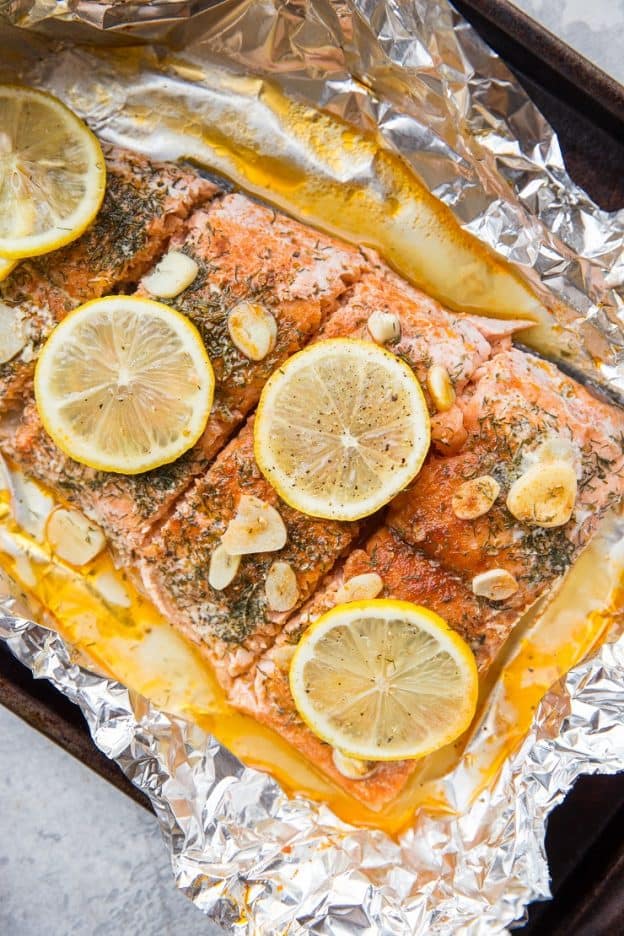 How to Bake Salmon in Foil - The Roasted Root