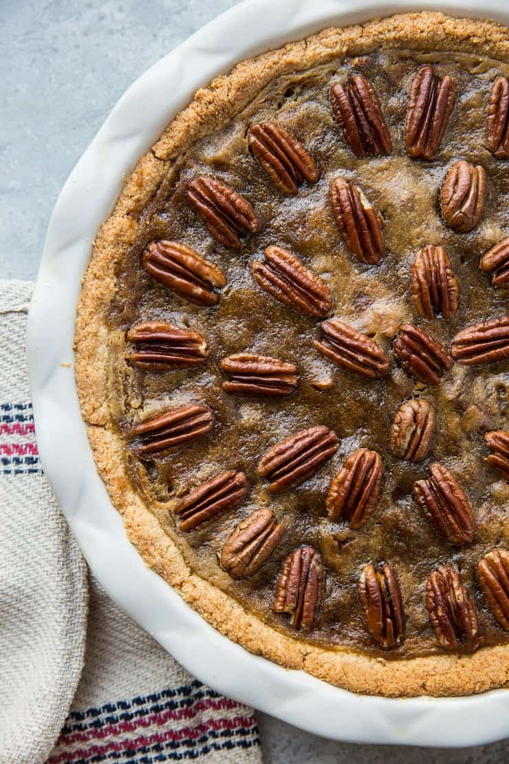 Dairy-Free Keto Pecan Pie (With a Paleo Option) - The Roasted Root