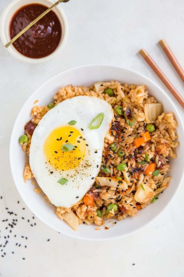 Kimchi Fried Rice - The Roasted Root