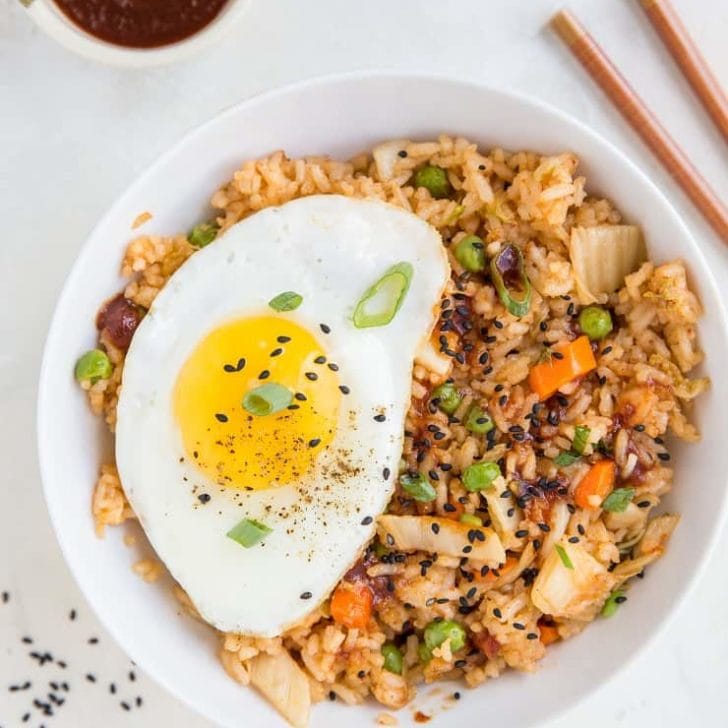 Kimchi Fried Rice - The Roasted Root