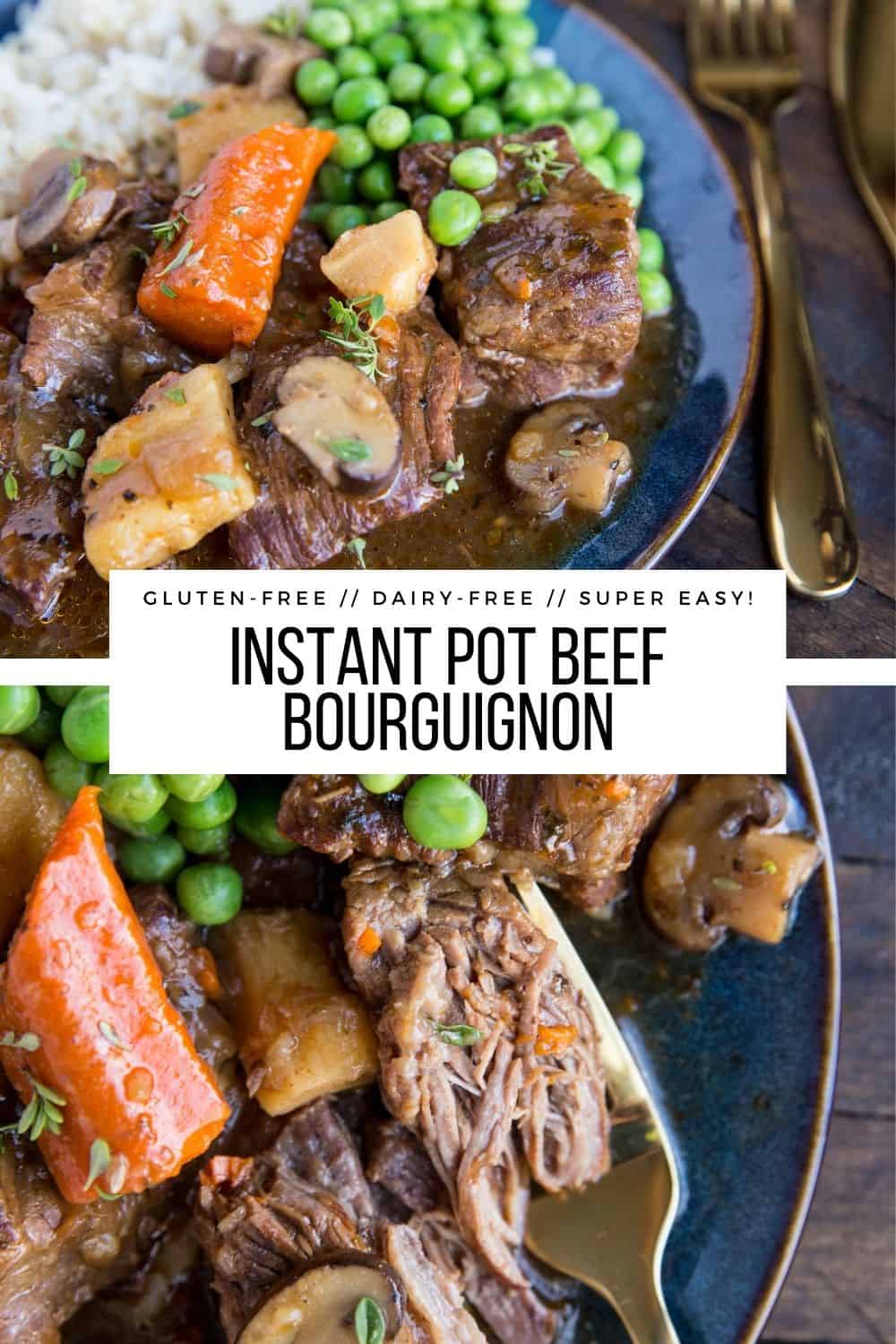 Instant Pot Beef Bourguignon (Gluten-Free) - The Roasted Root