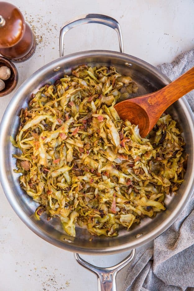 Caramelized Cabbage With Bacon Keto Paleo Whole30 The Roasted Root