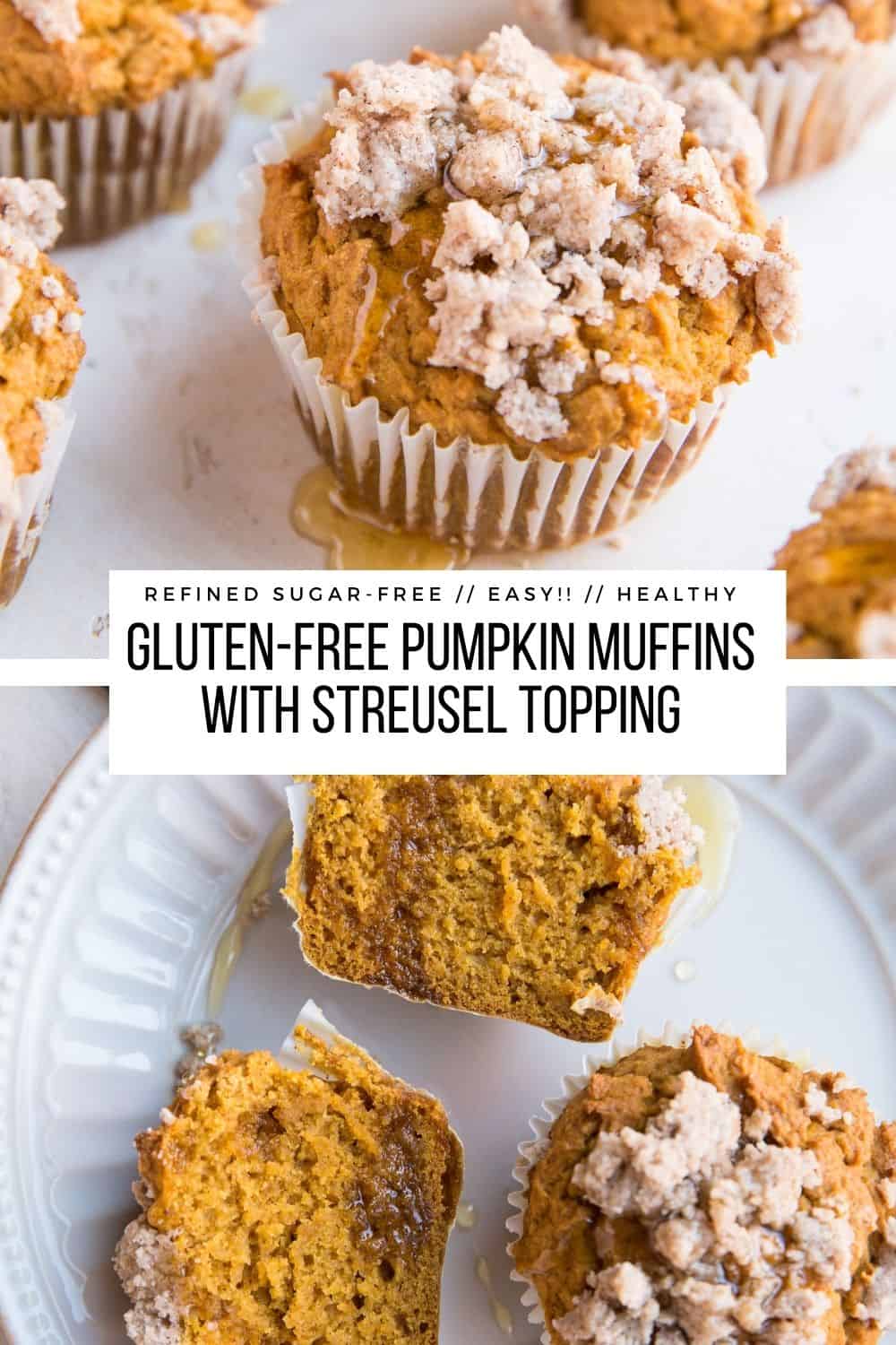 Gluten-Free Pumpkin Muffins with Streusel Topping - The Roasted Root