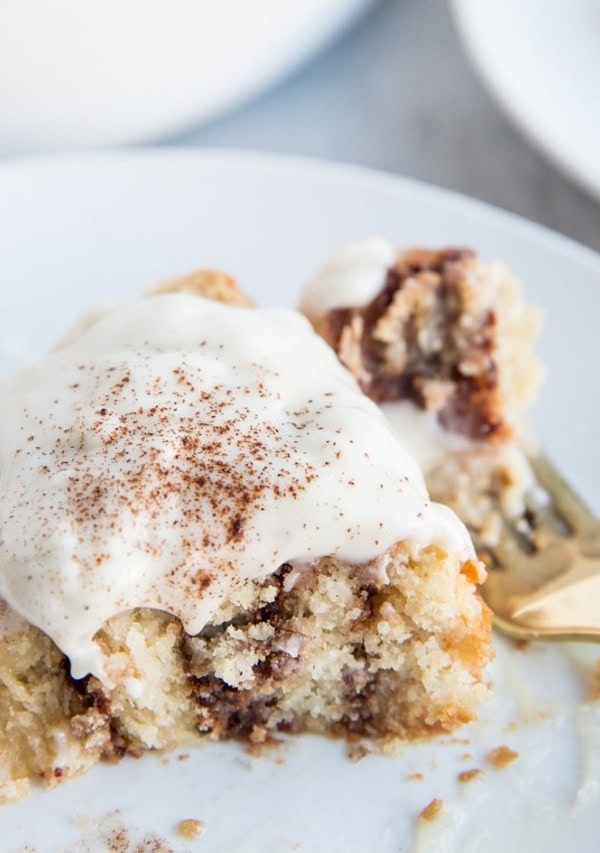 Dairy-Free Gluten-Free Cinnamon Rolls with easy frosting - a healthier cinnamon roll recipe