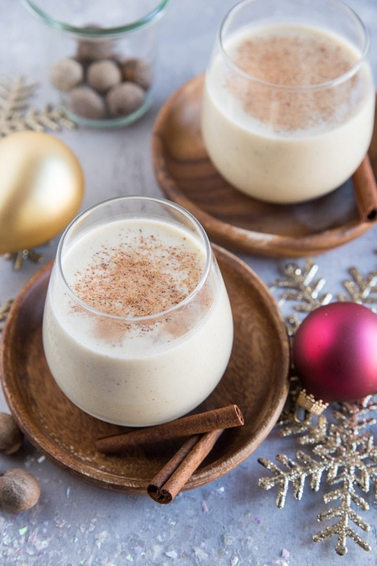 Keto Eggnog (Dairy-Free) - The Roasted Root