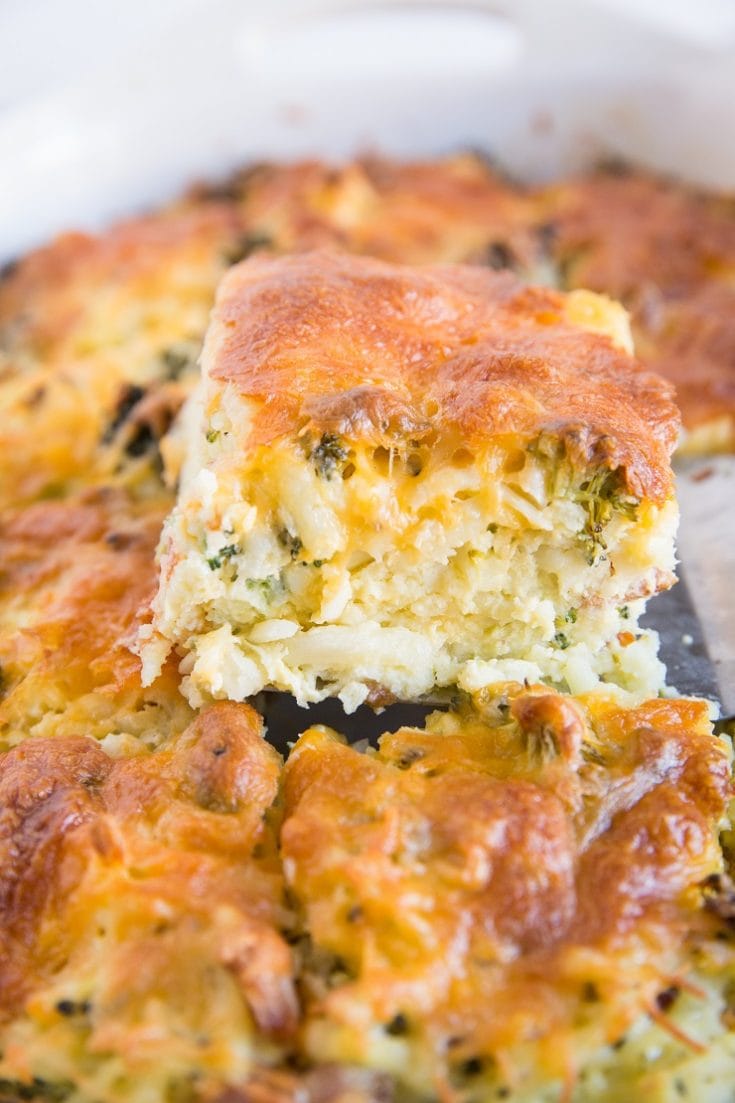 Broccoli Cheddar Egg And Hashbrown Casserole The Roasted Root