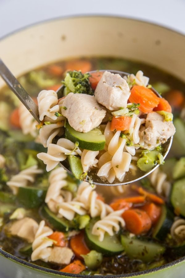 Easy One-Pot Chicken Noodle Soup made in 45 minutes