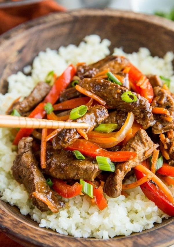 Delicious healthier Szechuan Beef tastes authentic and is fun to make! Challenge your sense of culinary adventure with this complexly flavored dish.