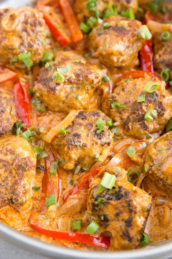 Turkey Meatball Curry (Paleo, Whole30) - The Roasted Root