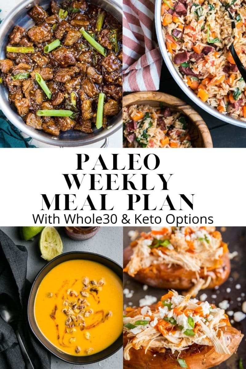 Paleo Weekly Meal Plan - Week 6