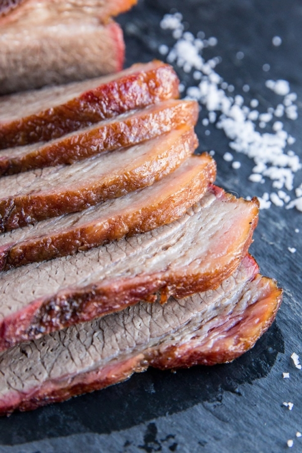 Smoked Brisket - an easy tutorial on how to smoke brisket, including tips and tricks for making the best smoked brisket