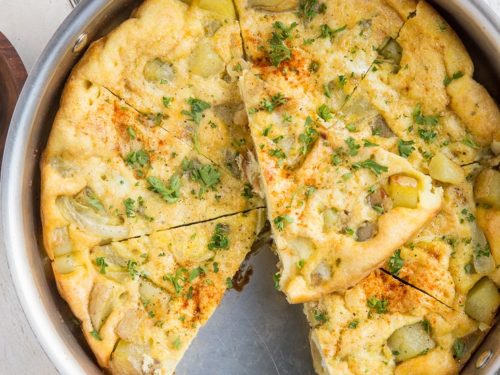 Easy Spanish Omelette (no flipping required) - Easy Peasy Foodie