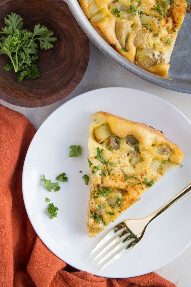 Easy Spanish Omelette - The Roasted Root