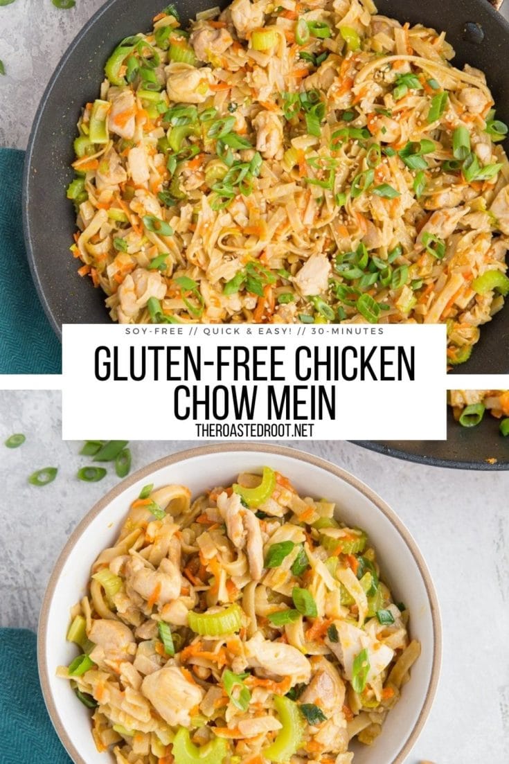 Gluten-Free Chicken Chow Mein - The Roasted Root