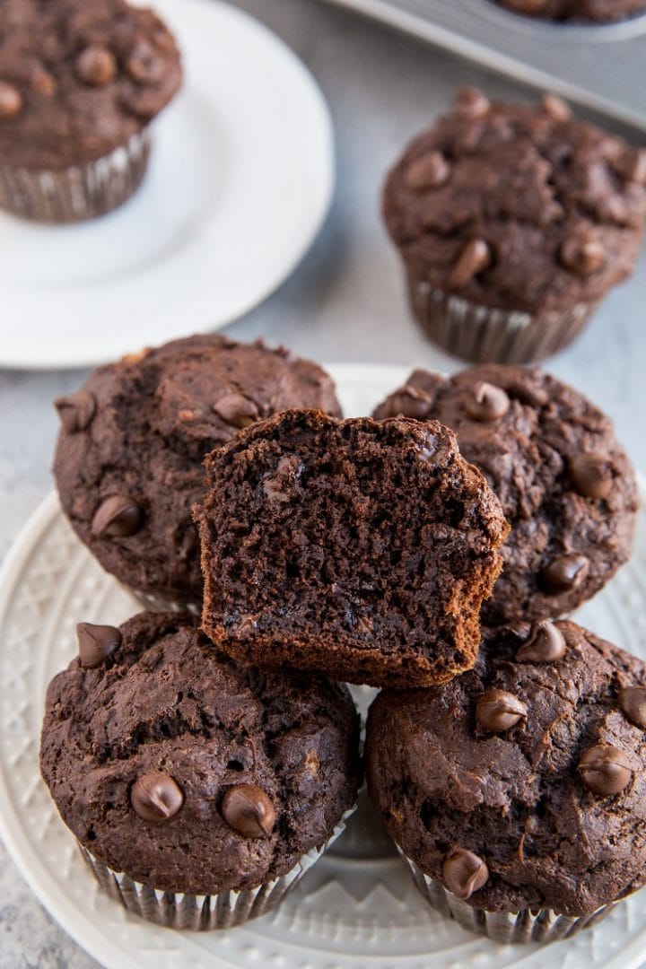 GlutenFree Chocolate Banana Muffins The Roasted Root