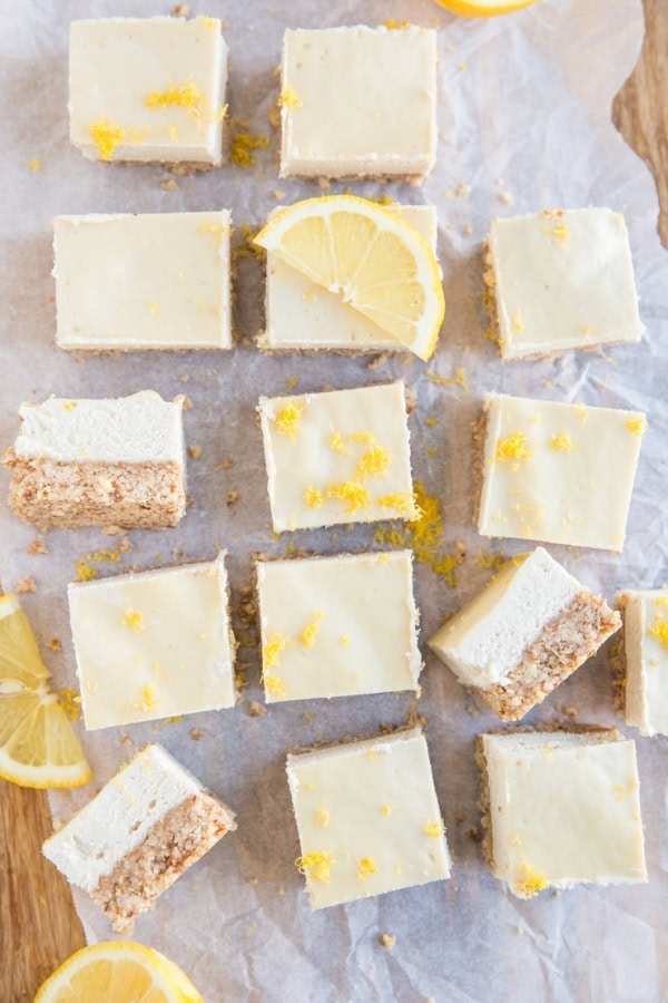 Low-Carb Keto Lemon Cheesecake Bars - dairy-free, grain-free, deliciously creamy and delicious cheesecake that is sugar-free!