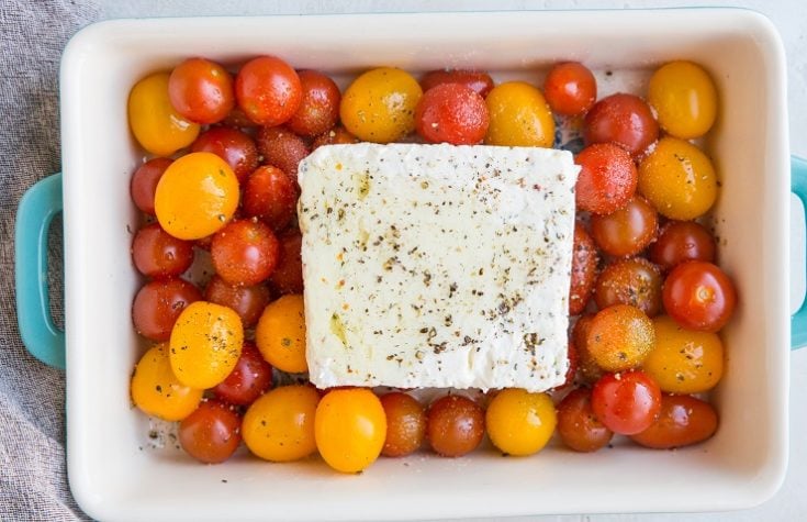 Baked Feta Pasta (Gluten-Free) - The Roasted Root