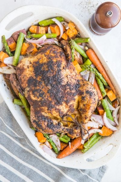 Whole Roast Chicken and Vegetables - The Roasted Root