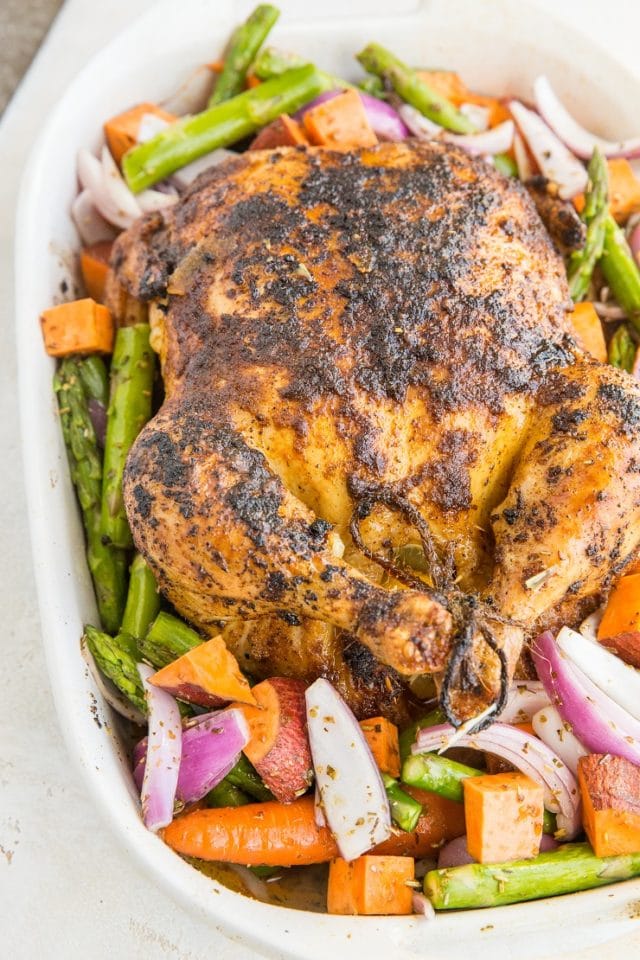 Whole Roast Chicken and Vegetables - The Roasted Root