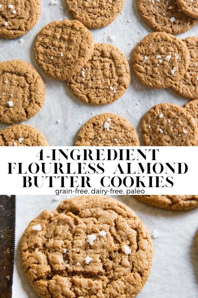 Flourless Almond Butter Cookies (Paleo) - The Roasted Root