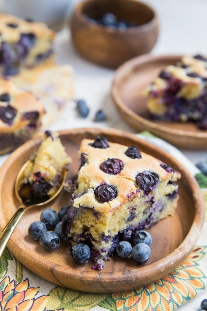 Paleo Blueberry Cake (With Low-Carb Option) - The Roasted Root