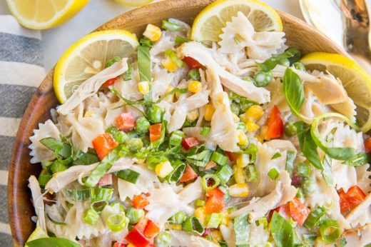 Creamy Chicken Pasta Salad - The Roasted Root