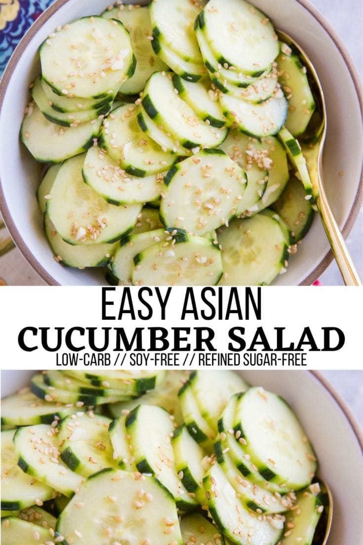 Easy Asian Cucumber Salad - The Roasted Root