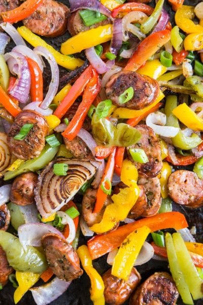 30-Minute Sausage and Peppers (Paleo, Keto, Whole30) - The Roasted Root